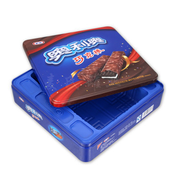 奥利奥巧克力饼干铁盒|生产饼干糖果铁罐子