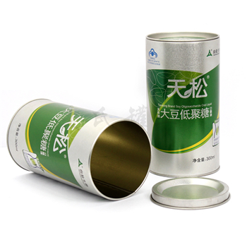定制三片罐盒,500g蛋白粉铁罐包装,广东大豆粉金属罐生产厂家