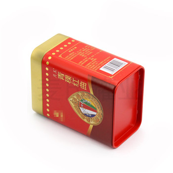 青稞红曲饮片铁盒,中药饮片红曲铁盒包装