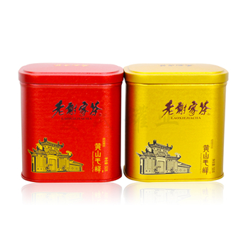 黄山毛峰茶叶铁罐|绿茶马口铁盒|绿茶茶叶铁盒生产厂家