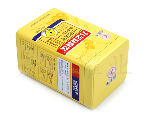 山药茯苓固体饮料铁盒包装设计