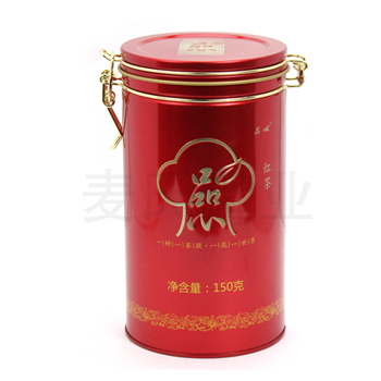 圆形英德红茶铁罐