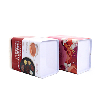 红参红枣粉铁盒定制-长方形农产品包装盒