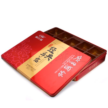 广州酒家月饼铁盒,食品铁盒包装