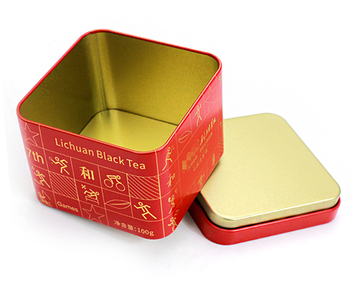 红茶茶品铁盒包装定制