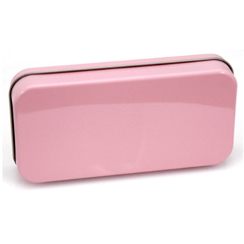 厂家直销长方形礼品铁盒_粉色礼品铁盒包装定制