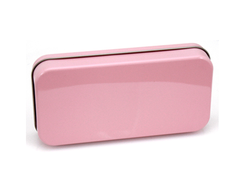 粉色礼品铁盒包装定制