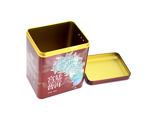 长方形茶叶马口铁盒