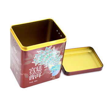 长方形茶叶马口铁盒_茶叶铁盒包装生产厂家